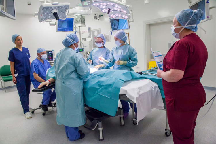 Performing surgery at Gateshead Health. Take the next step in your career and work for Gateshead Health