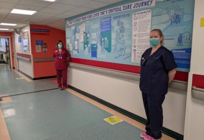 Susie and Lucy - Critical Care Mural