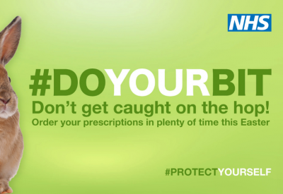 #DoYourBit this easter and please only use NHS services if it's an emergency