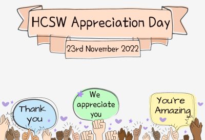 Healthcare social workers appreciation day animated graphic